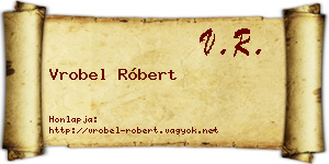 Vrobel Róbert névjegykártya